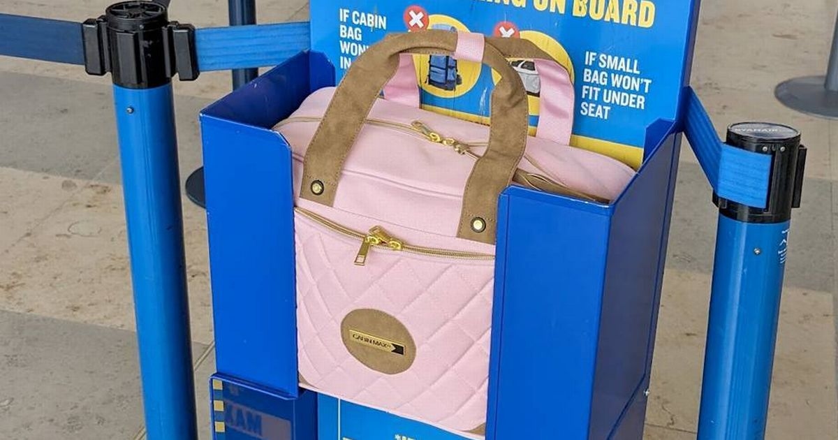 'Surprisingly spacious' bag the perfect size for Ryanair's new hand luggage rules cut by 54%