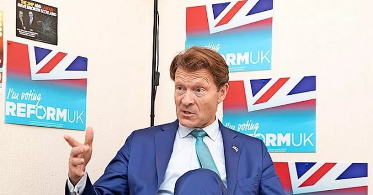 Reform chief rules out IndyRef and claims party will be second biggest in Scotland
