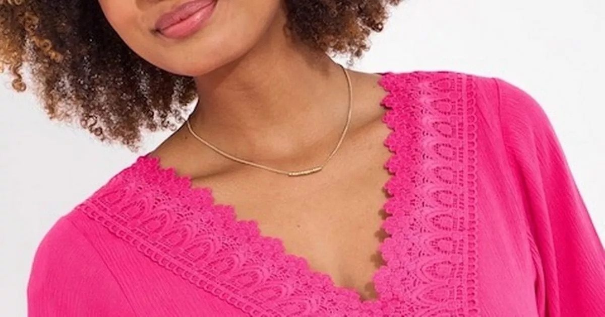 Next shoppers love £70 'swishy' dress in 'luscious' colours they say has 'interesting details'