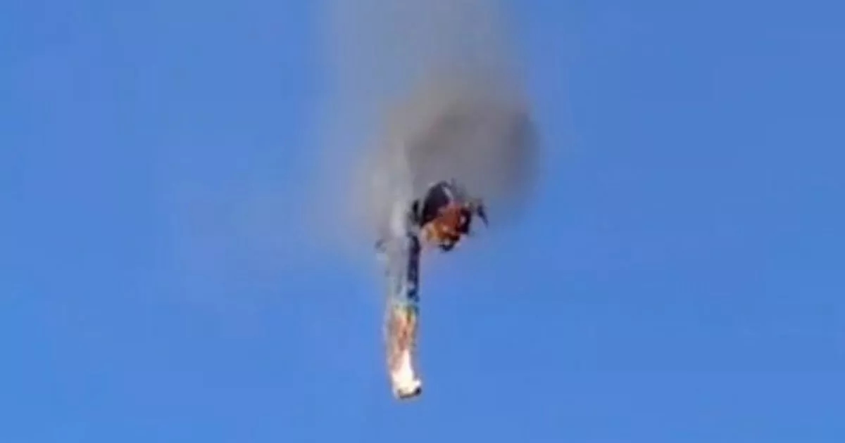 Eight dead after hot air balloon catches fire in the sky and plummets to ground