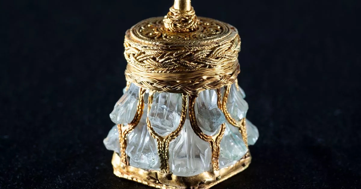 Ancient Viking crystal jar buried over 1,000 years ago to go on public display in Scotland
