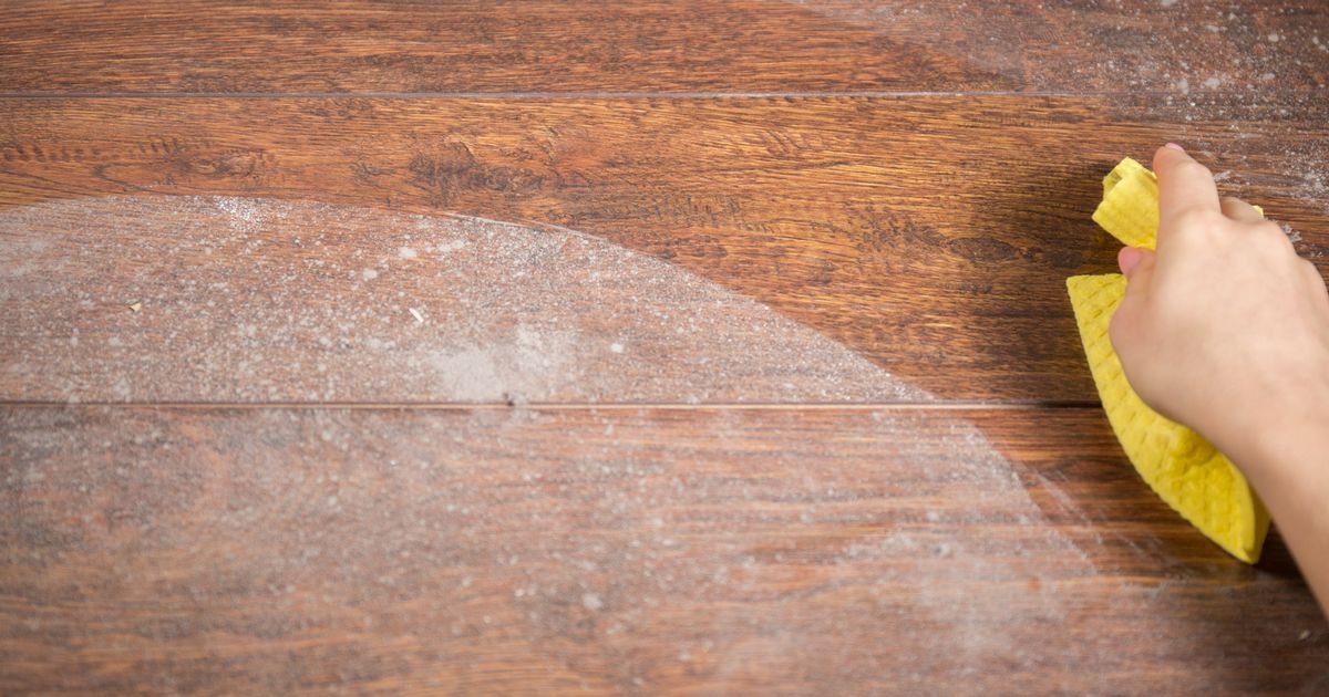 Wooden floors will gleam and stay dust-free with help from your morning cuppa
