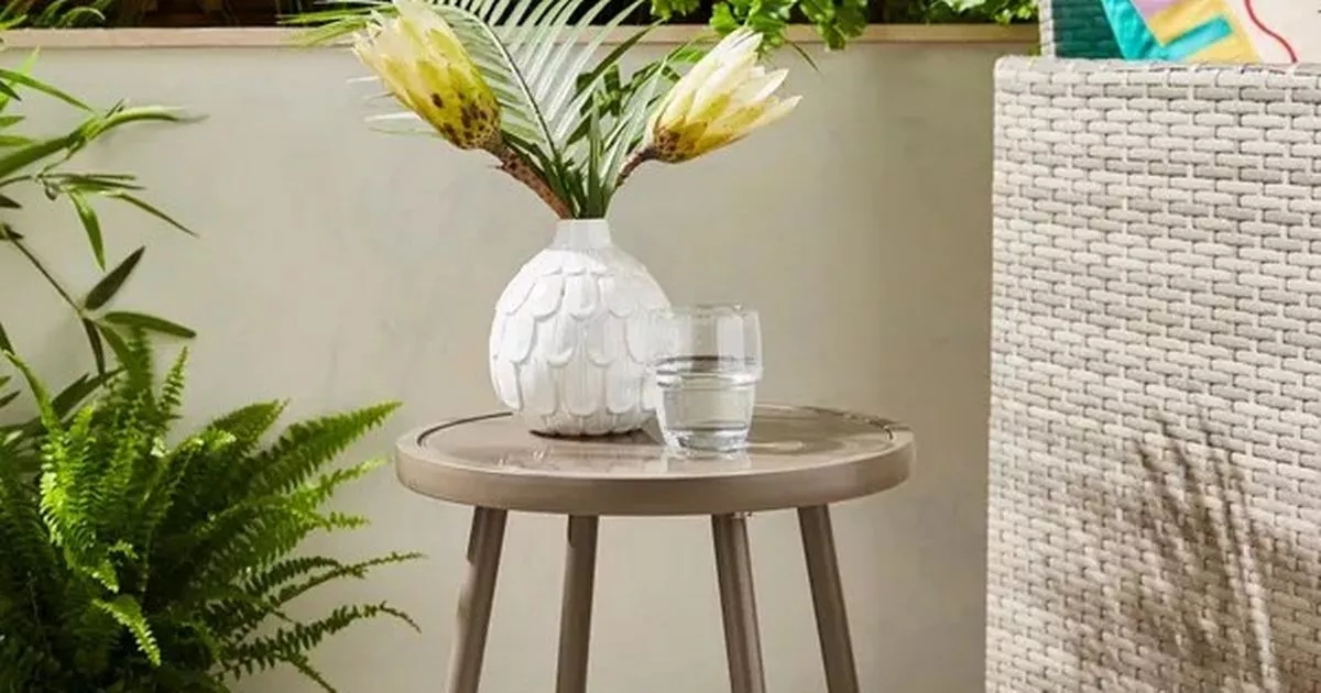 Dunelm's 'perfect' £15 bistro table 'looks really smart on decks' for summer