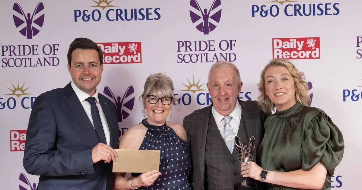 Big hearted family win a Caribbean cruise at Pride of Scotland Awards