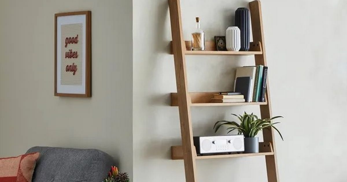 Dunelm slashes 50% off 'easy to assemble' ladder bookcase that fits 'perfectly' in small spaces
