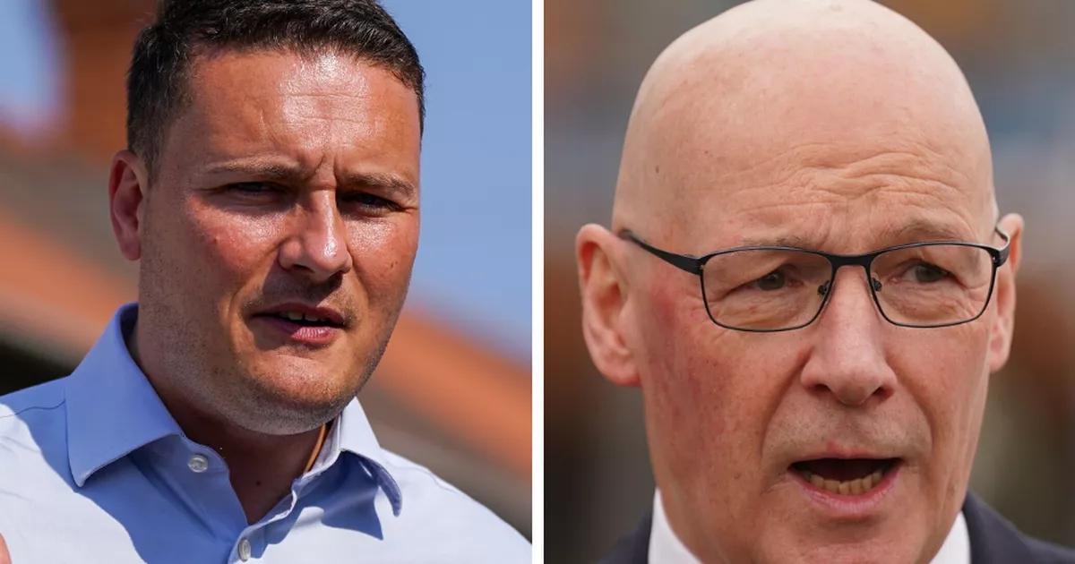 John Swinney branded 'analogue politician' by Wes Streeting in NHS app row