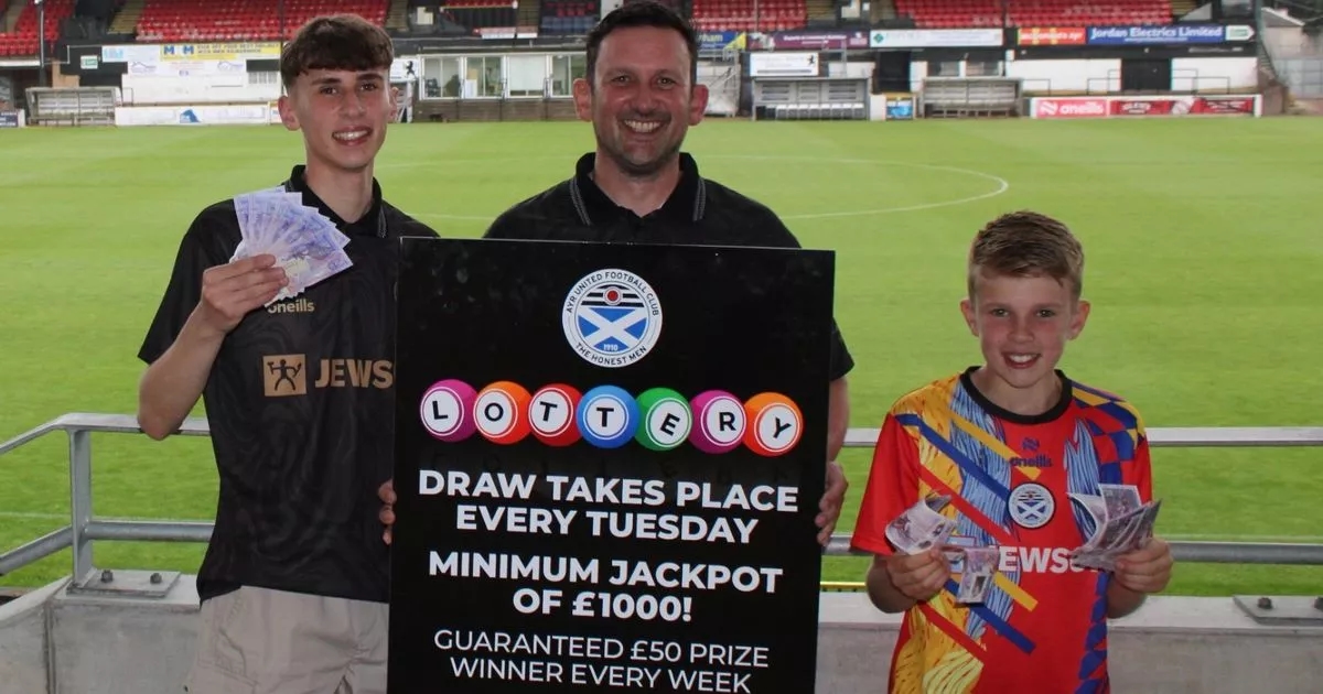 Lotto jackpot joy for Ayr United diehard Paul as he lands club's biggest ever payout
