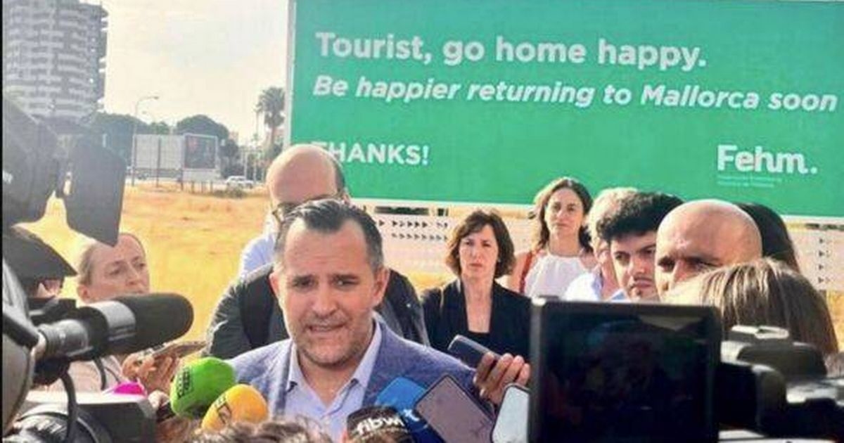 Brits urged to 'go home' by Majorca hotels in awkward billboard plea