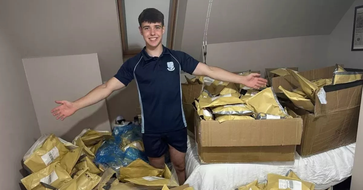 Teenage boy set to make £100k after setting up business from bedroom