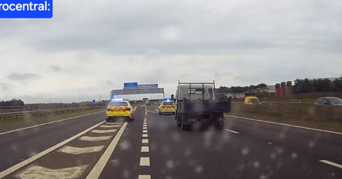 Man charged after 'driving stolen van while drunk' following police chase on M8