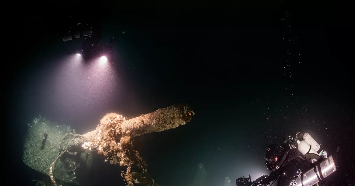 Divers find wreckage of WW1 warship off Scottish coast 109 years after sinking