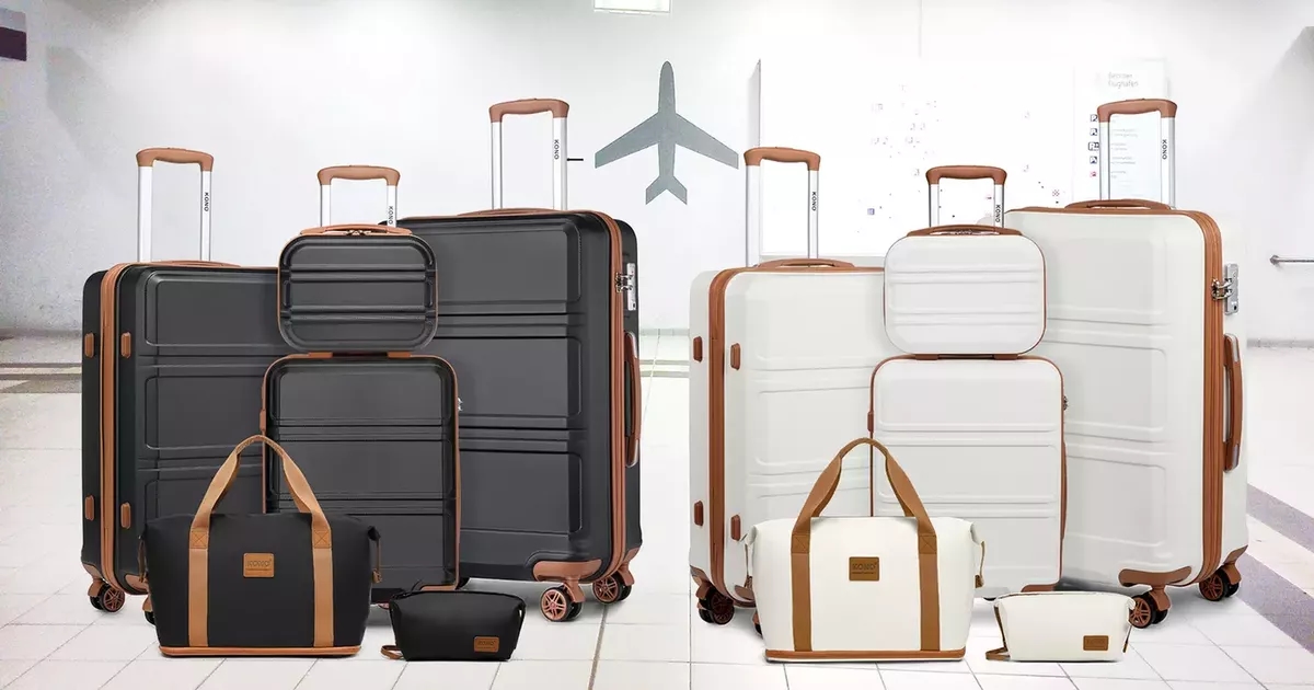 'Fabulous' Kono 6-piece luggage set that 'looks more expensive' gets 44% price slash