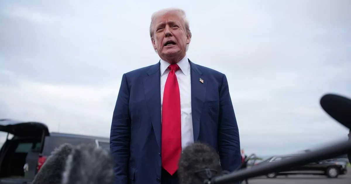 Five issues Donald Trump raised speaking to journalists after Scotland arrival