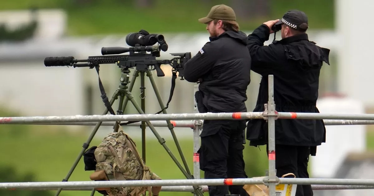 Donald Trump security operation underway as cops and military comb grounds at Turnberry