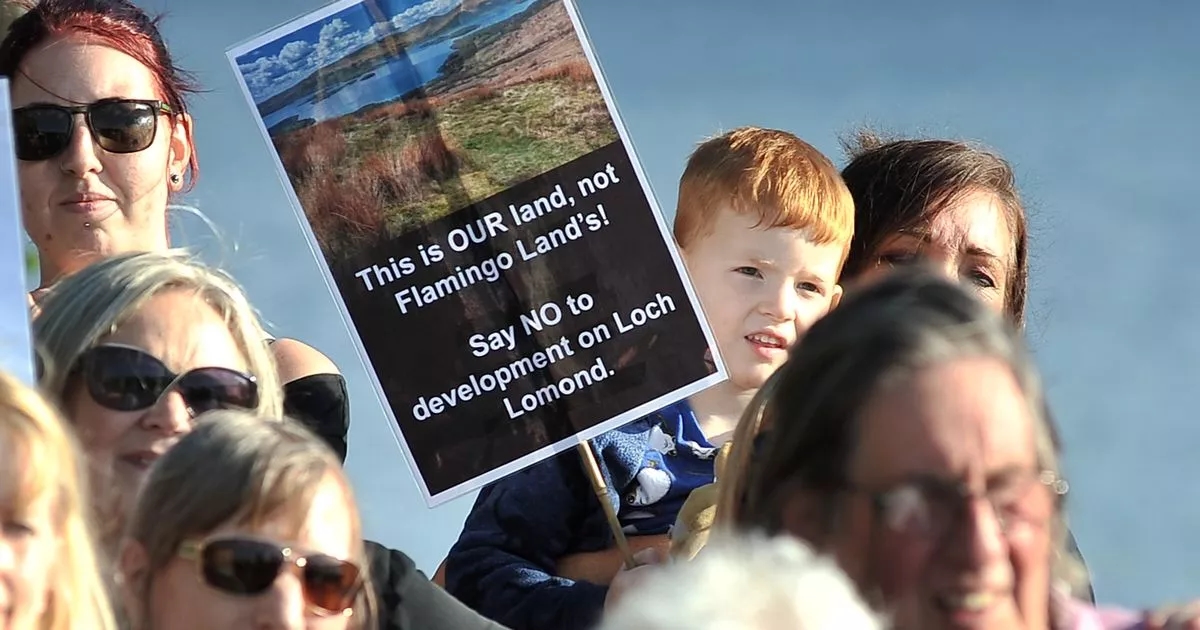The SNP Government must choose between greedy companies or the people on Flamingo Land at Loch Lomond