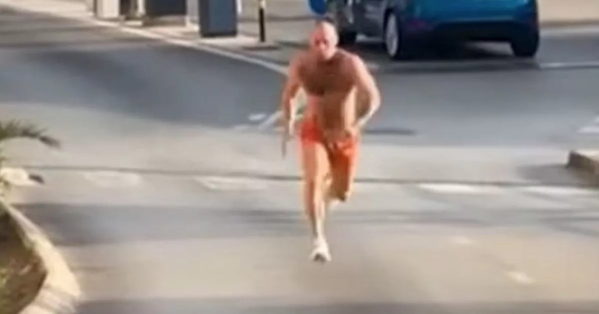 Conor McGregor stuns local residents on holiday with Dee Devlin as he disrupts traffic
