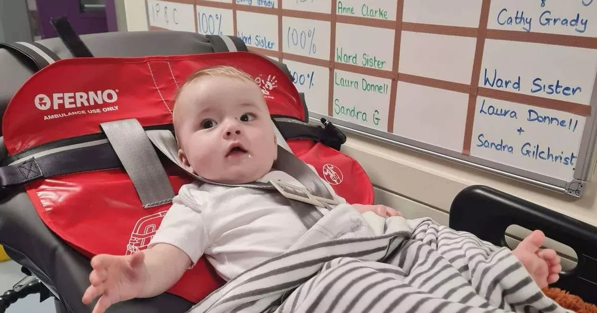 Mum warns never to kiss babies on lips as son left with life-changing injuries