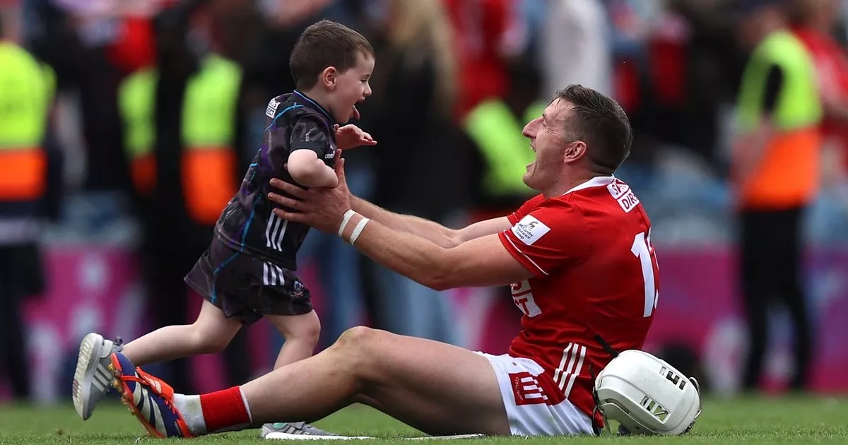 Cork stars share special moment with their kids after All-Ireland semi-final win