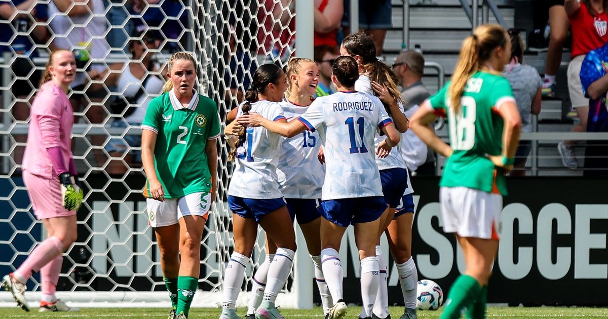 Ireland suffer second four-goal defeat to USA in stifling Cincinnati heat