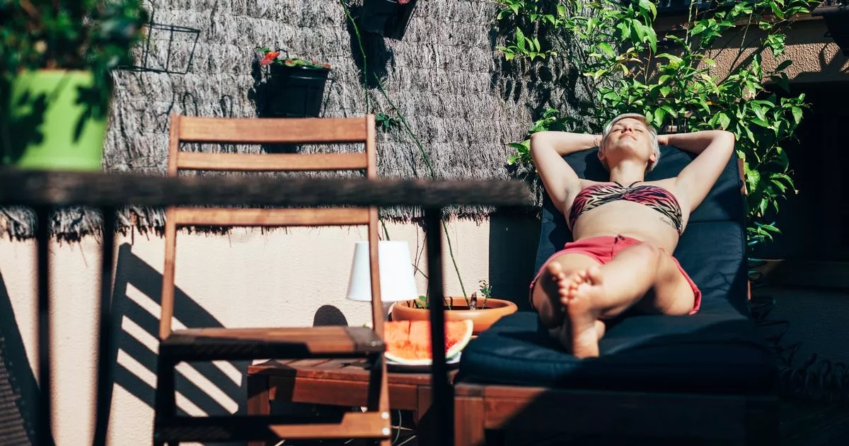 Rules on sunbathing naked in your garden in heatwave as police issue warning