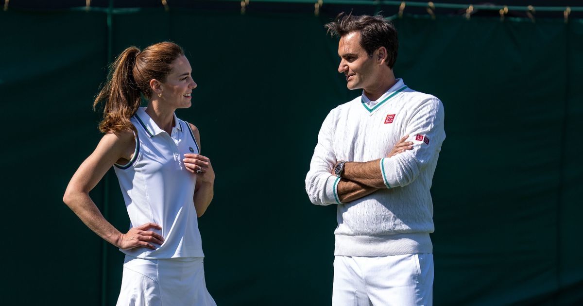 Princess Kate quizzed by Roger Federer after breaking Wimbledon rule