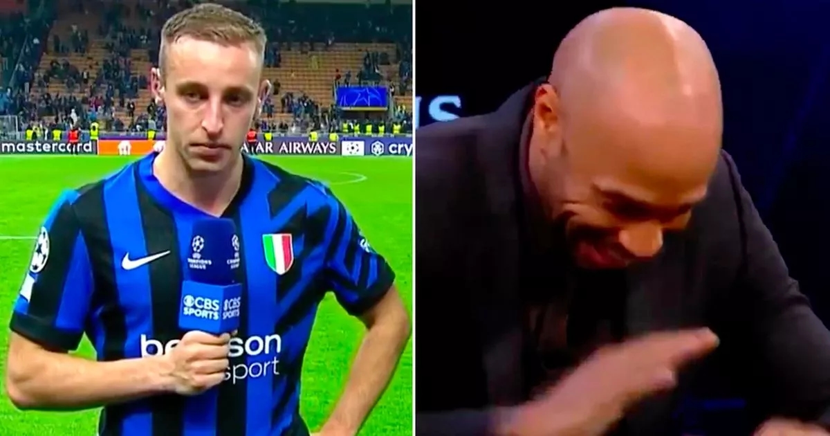 Inter star's X-rated admission on Barcelona heroics leaves Thierry Henry in stitches