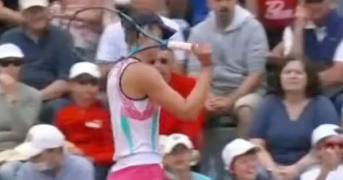 French Open player was slapped with £8k fine for hitting child with racket