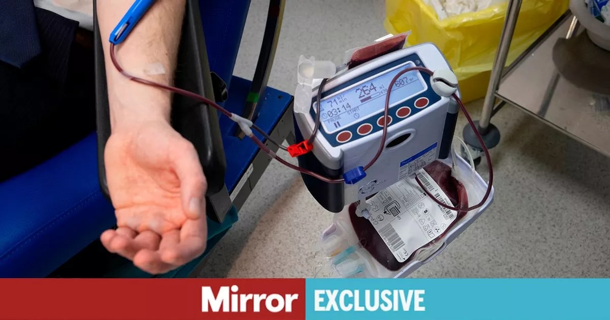 Huge surge in blood donations as NHS faces Red Alert and dangerously low stocks