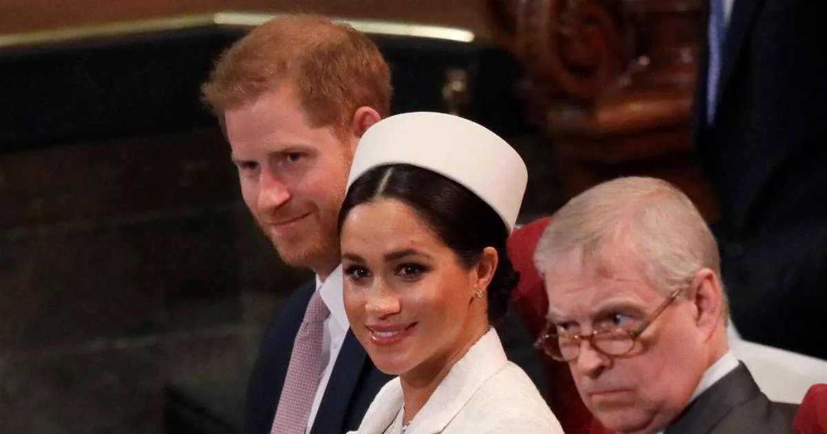 Meghan Markle's awkward Prince Andrew blunder that left Prince Harry perplexed