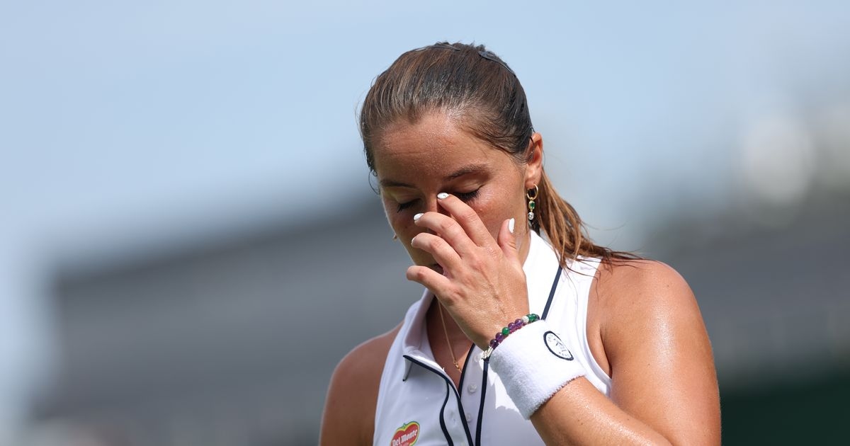 Brit fights back tears after early Wimbledon exit and admits to 'shocking' level