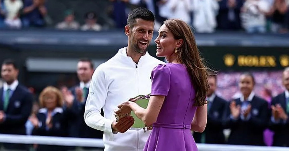 Novak Djokovic showed true colours with message to Kate Middleton at Wimbledon