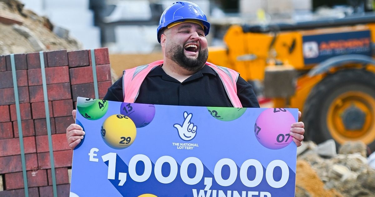 Builder 'with £12 in bank' shares 'dream' purchase after £1m scratch card win