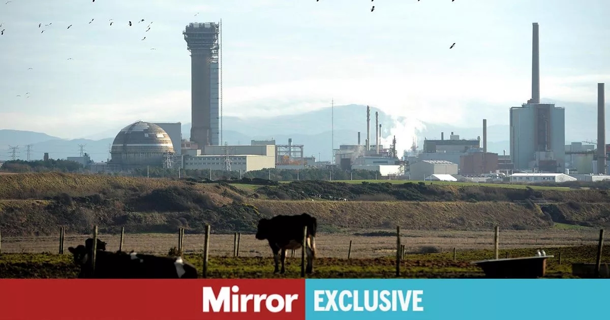 Sellafield nuclear plant safety fears as 'potentially deadly nitrogen gas leaks'