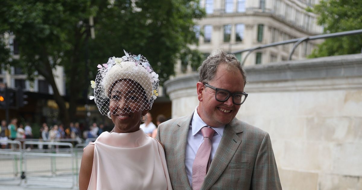 Biggest stars arrive at Mel B's wedding including Alan Carr and Emma Bunton