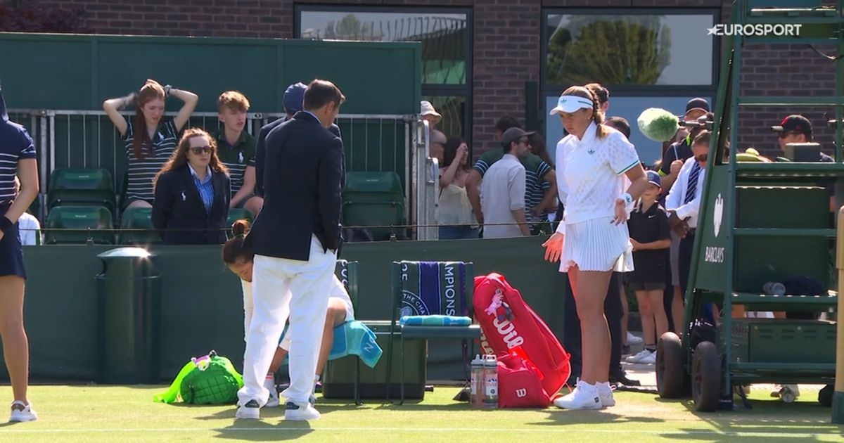 Wimbledon star lifts up skirt to make point during dress code row with umpire