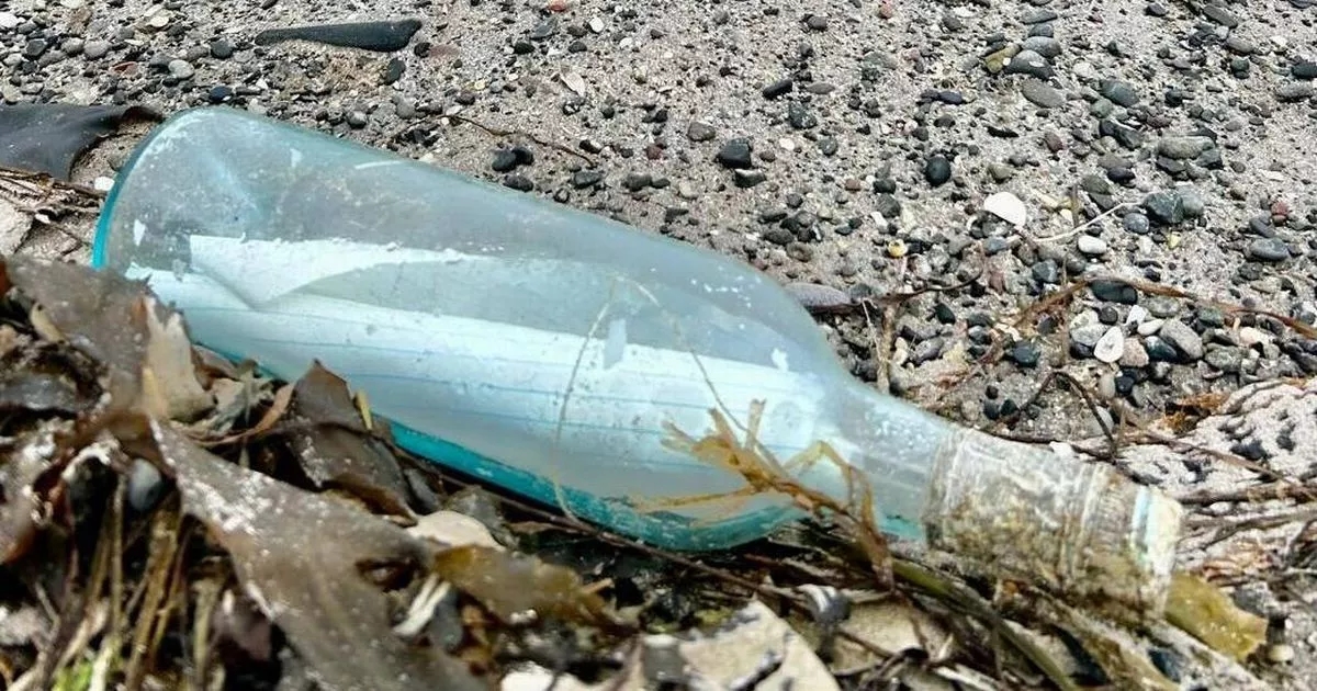 Message in a bottle found on popular beach leads to incredible discovery