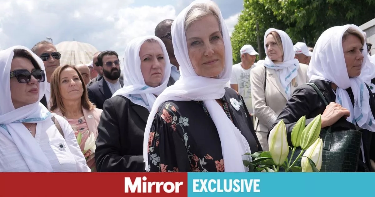 Duchess Sophie praises 'clear message' of mums who lost sons in massacre