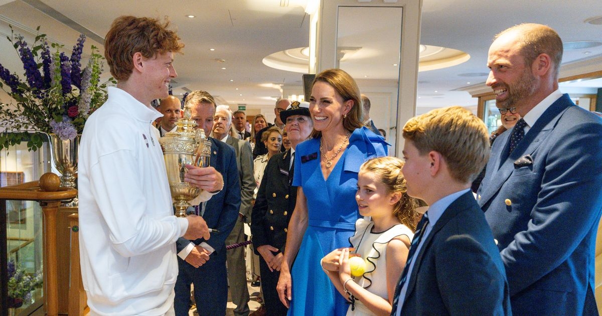 Jannik Sinner's 'difficult' talk with Kate Middleton and kids at Wimbledon final