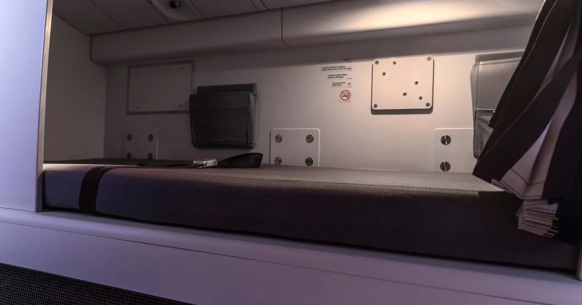 TUI air hostess shares little-known rest space used by crew on long haul flights