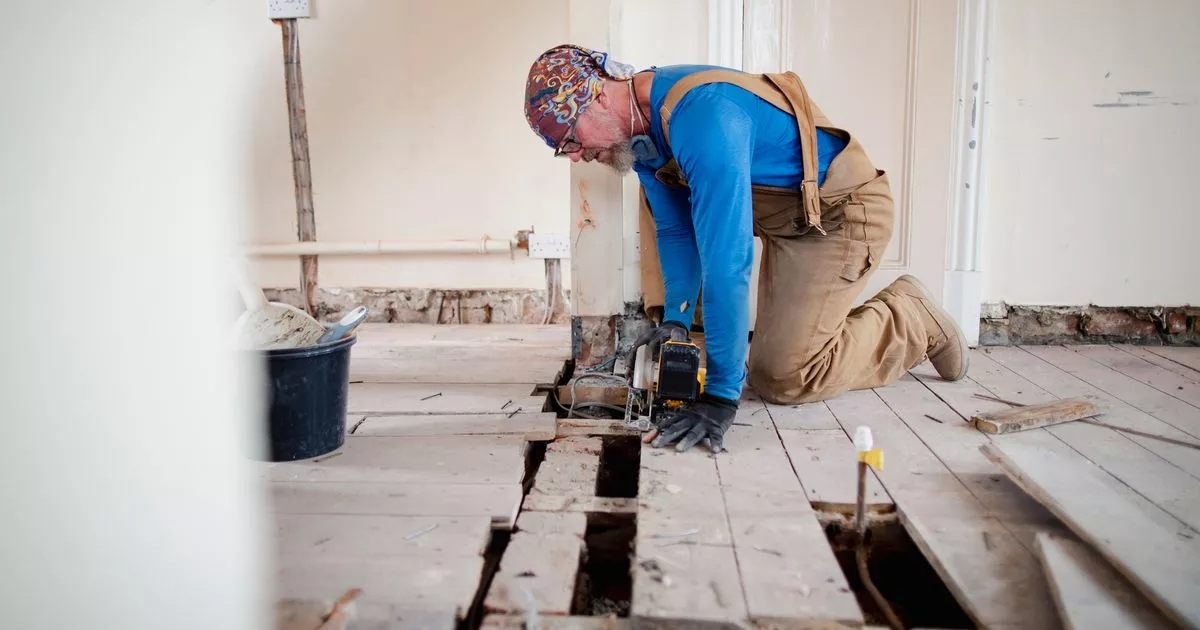 Plumbers pull up floorboards and make discovery that creeps residents out