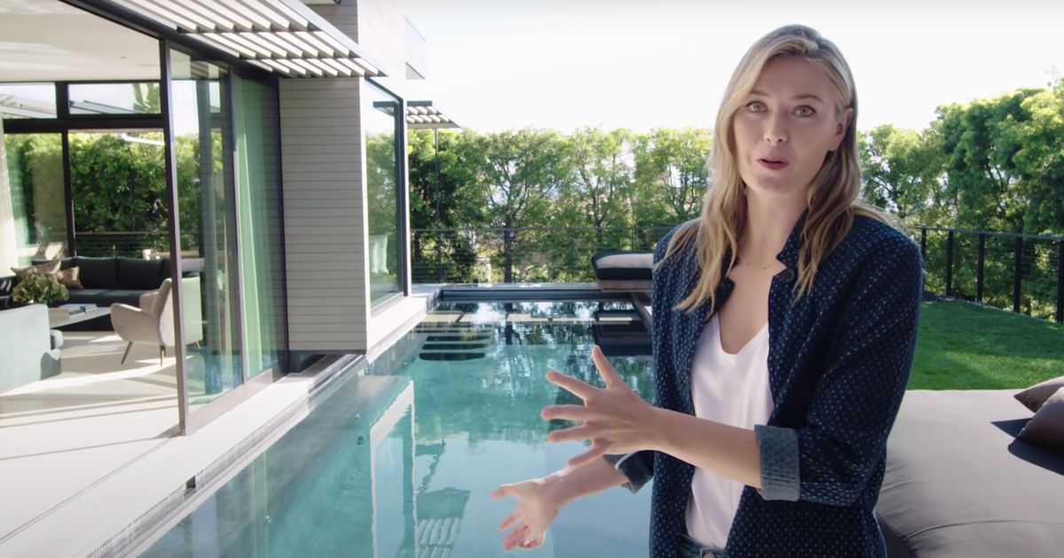 Maria Sharapova's jaw-dropping £18.5m mansion goes up for sale with its own bowling alley