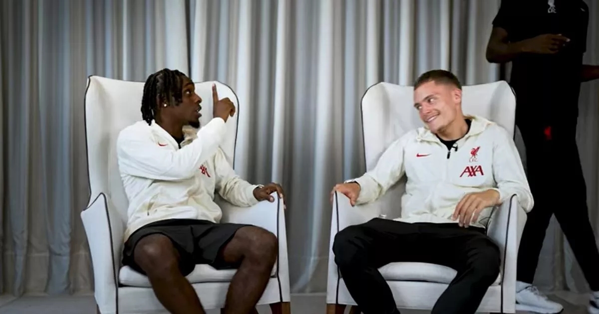 Ibrahima Konate gatecrashes Jeremie Frimpong and Florian Wirtz with brutal reminder