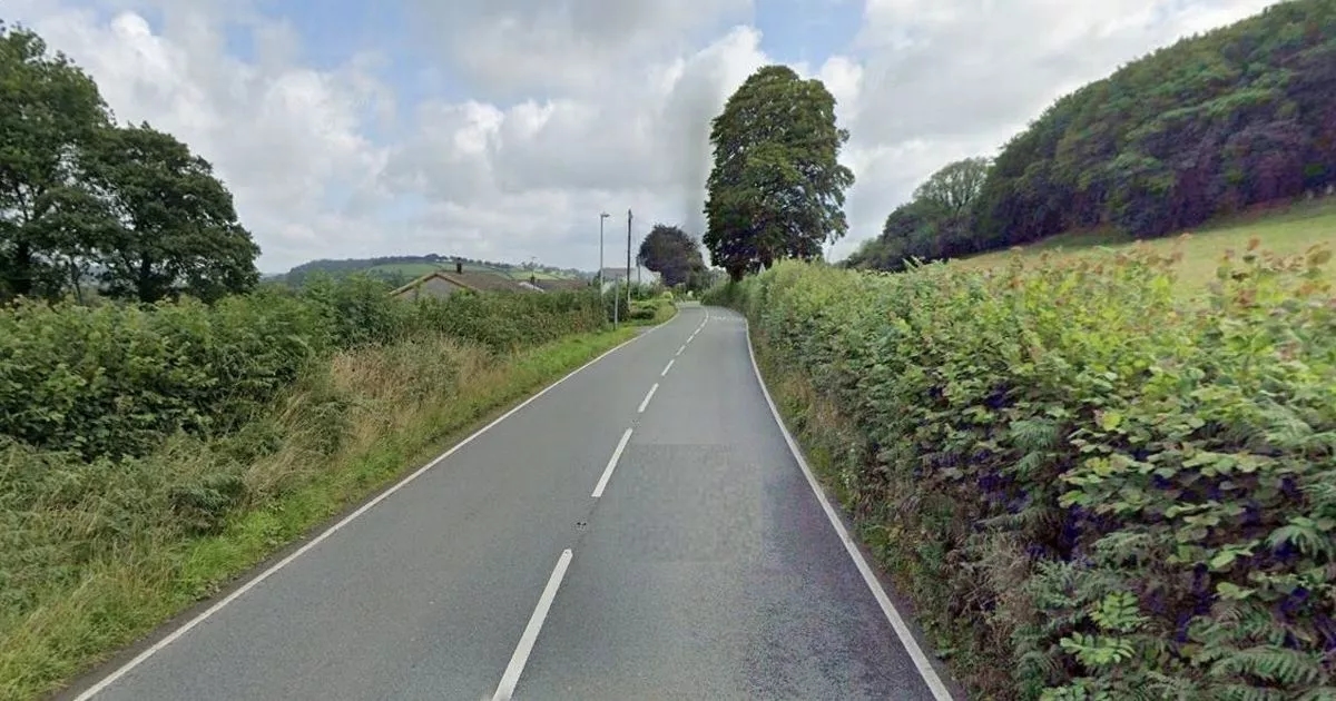 Man in hospital after crash between van and motorcycle