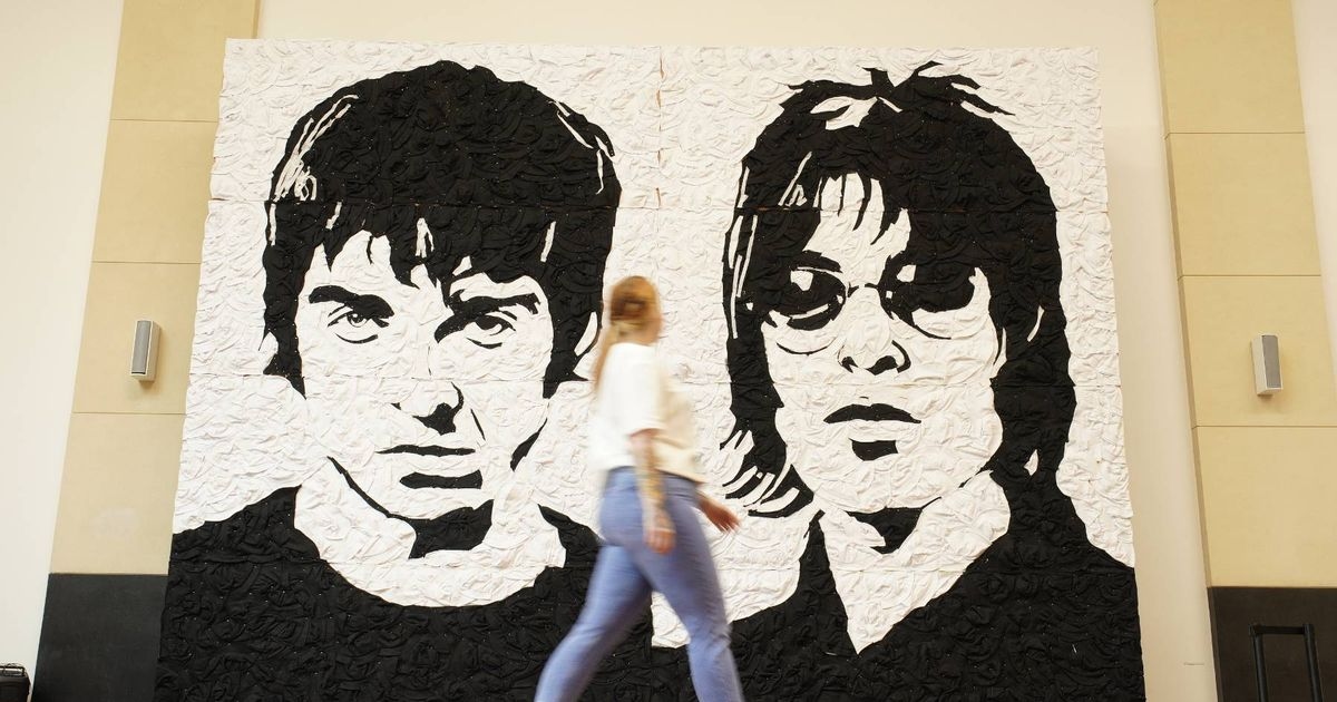 Where to find massive Oasis bucket hat mural in Cardiff before their Principality Stadium gigs