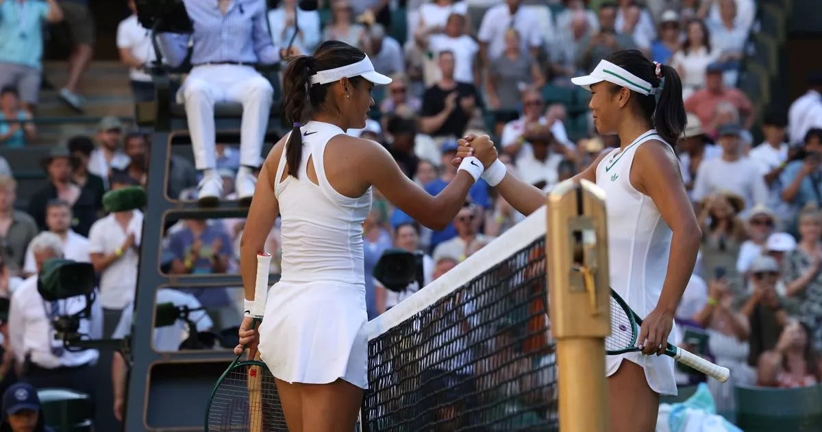 Emma Raducanu beats Mimi Xu in Wimbledon first round as Welsh teen praised on debut