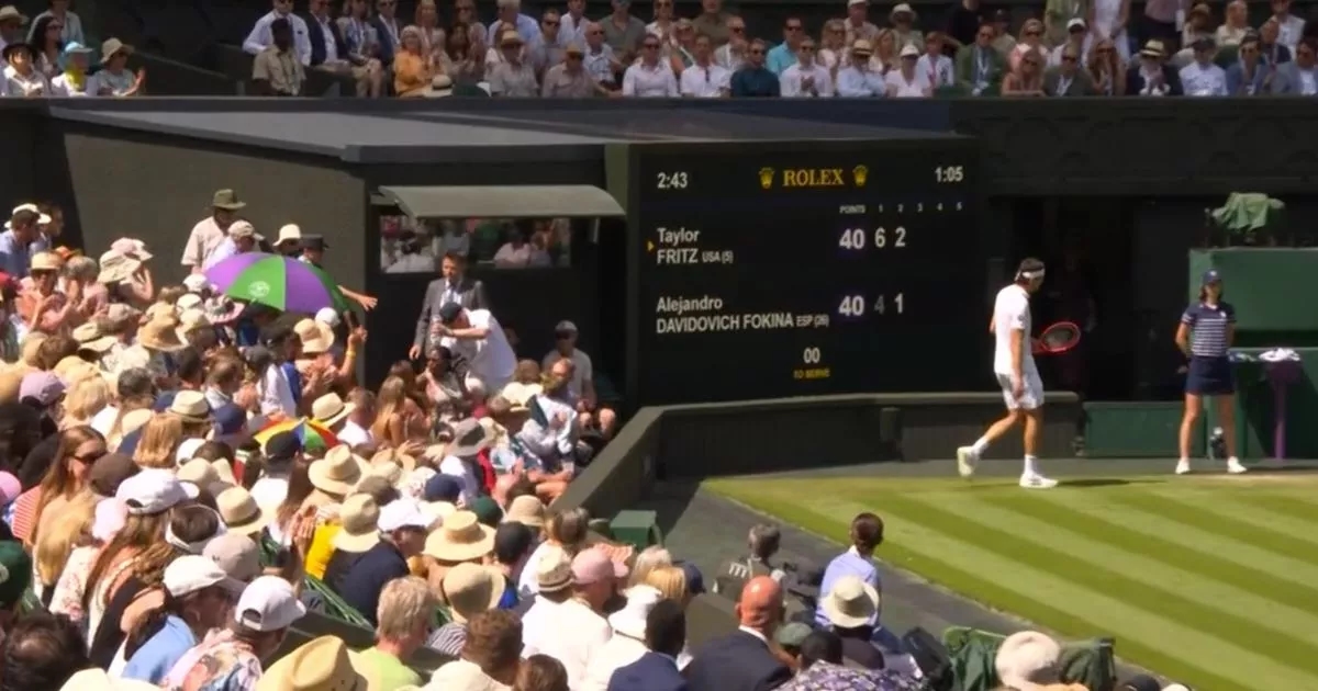 Wimbledon match halted as BBC commentator witnesses distressing incident