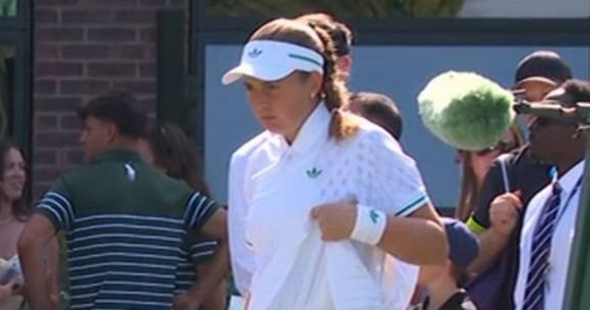 Wimbledon star lifts up her skirt in dress code spat with umpire on court