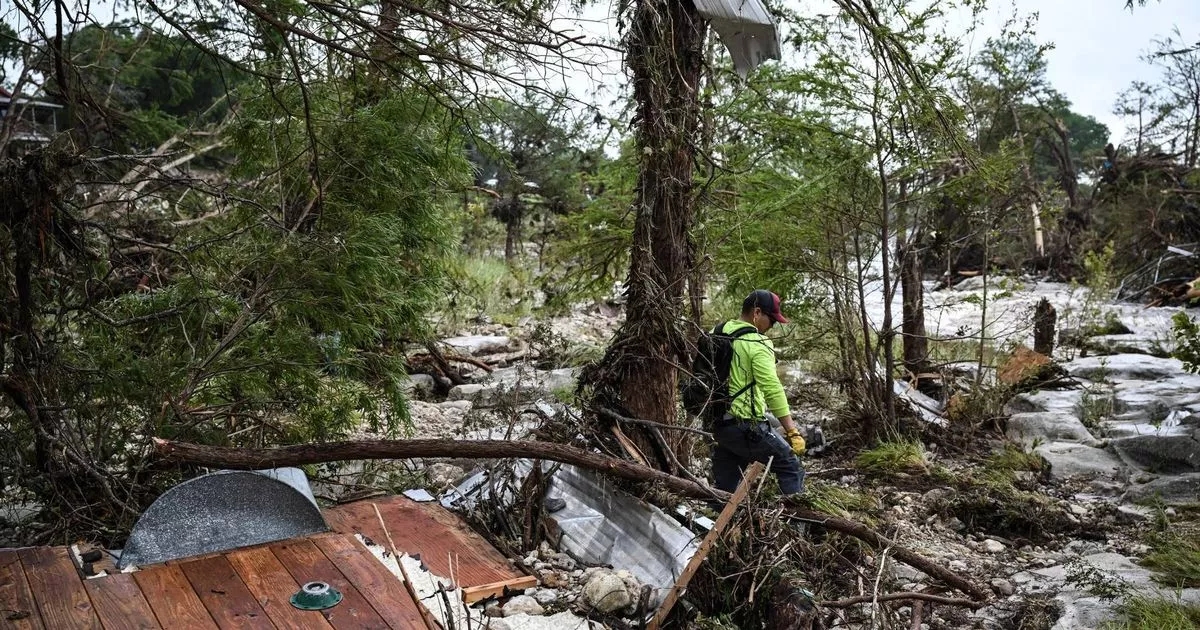 Two young girls miraculously found alive clinging to huge tree after being swept away in Texas floods