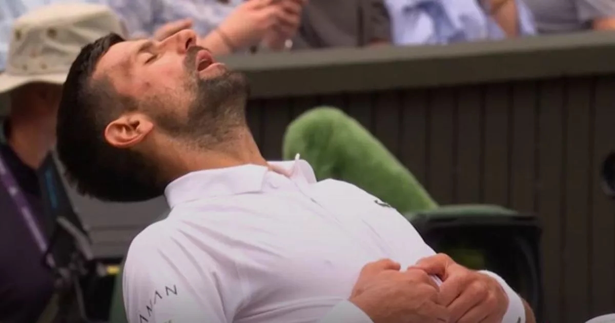 Novak Djokovic's breathing sparks Wimbledon concern as Clare Balding says 'something is happening'