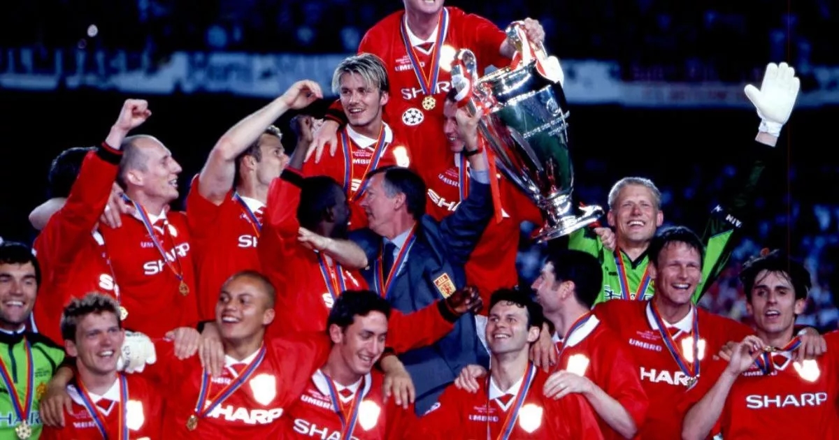 Manchester United's 1999 treble winners crowned greatest football team, surpassing Barcelona and Brazil